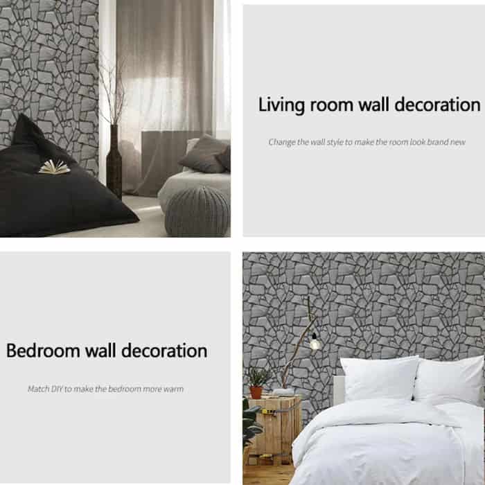 RocksWall, тримерни стикери за стена с рок ефект (10 бр.) (1+1 БЕЗПЛАТНО ) - Image 6