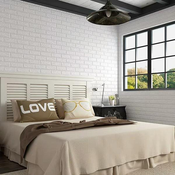 3DBrickWall, триизмерни стикери за стена с тухлен ефект (5 бр.) - Image 4