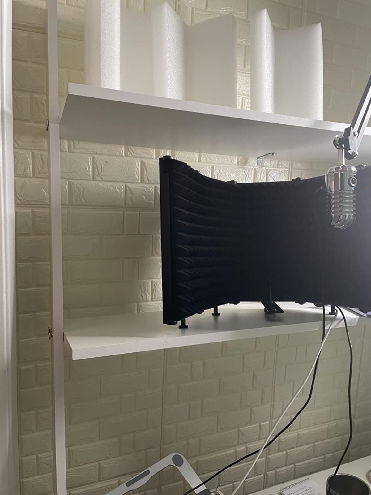 3DBrickWall, триизмерни стикери за стена с тухлен ефект (5 бр.) - Image 5