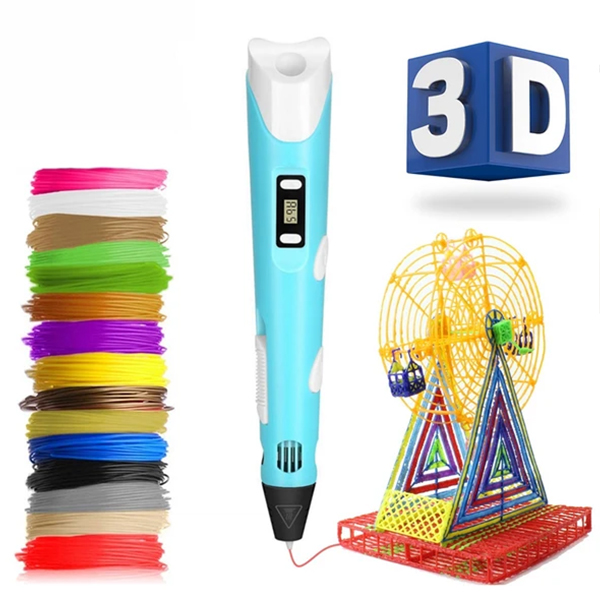 Иновативен писалка за създаване на 3D чертежи в 3 различни цвята 3DPen - Image 5