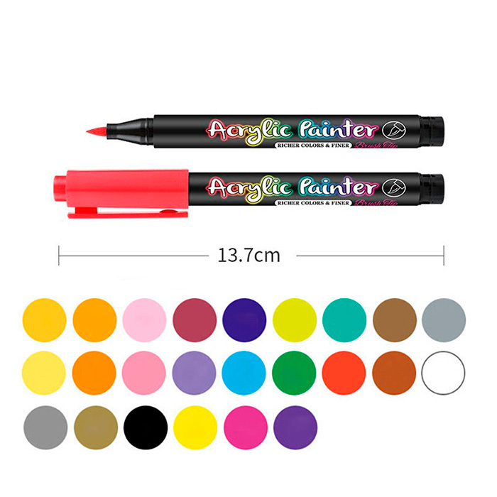 AcrylicMarkers, акрилни маркери (24 бр.) - Image 2