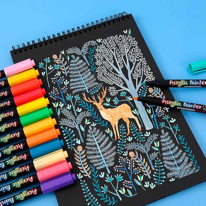 AcrylicMarkers, акрилни маркери (24 бр.) - Image 3