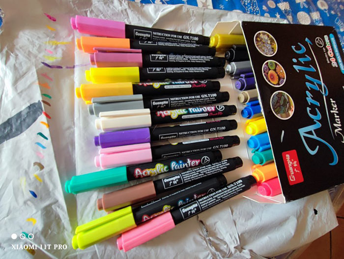 AcrylicMarkers, акрилни маркери (24 бр.) - Image 9