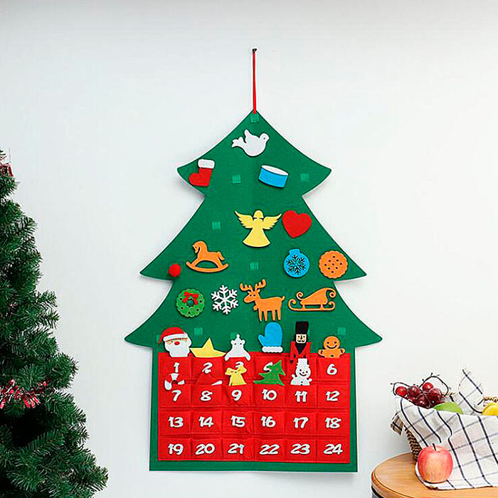 AdventTree, усещана Коледна елха с календар - Image 4