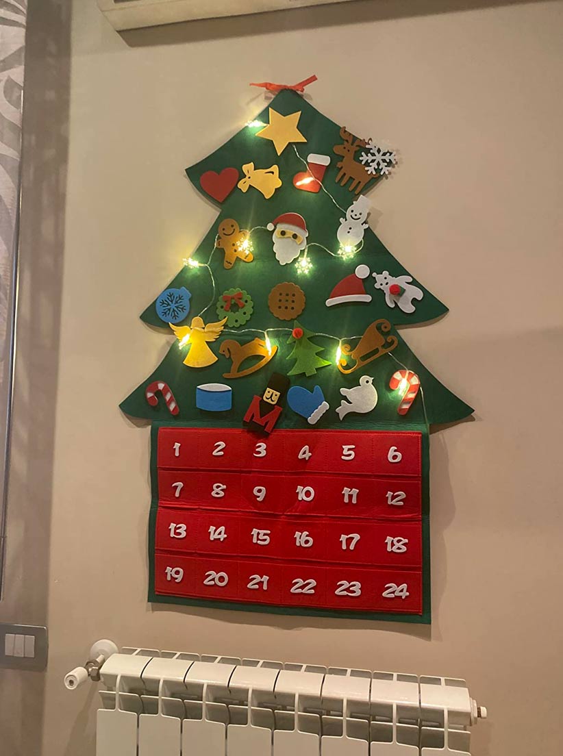AdventTree, усещана Коледна елха с календар - Image 9