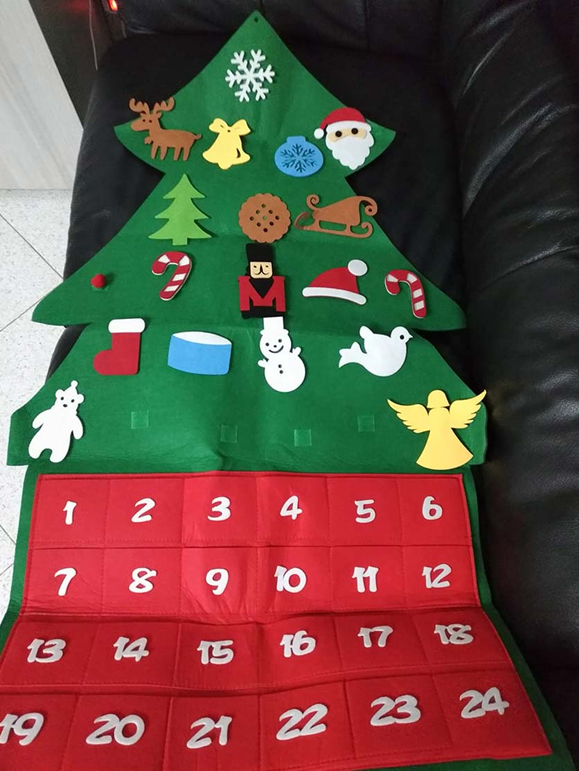 AdventTree, усещана Коледна елха с календар - Image 10