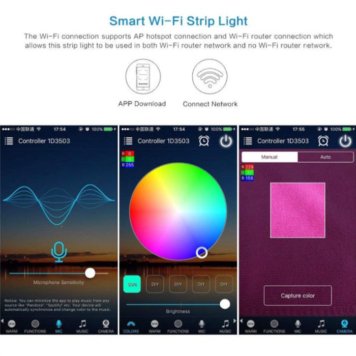 AmbientLedLights, водоустойчива LED лента с дистанционно управление - Image 9