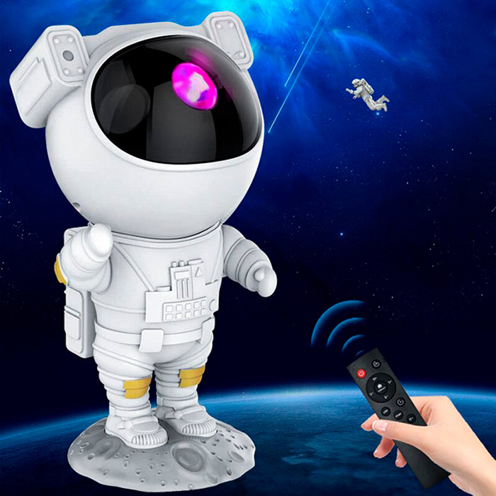 AstronautLamp, нощен проектор с галактически ефект и LED светлина - Image 7