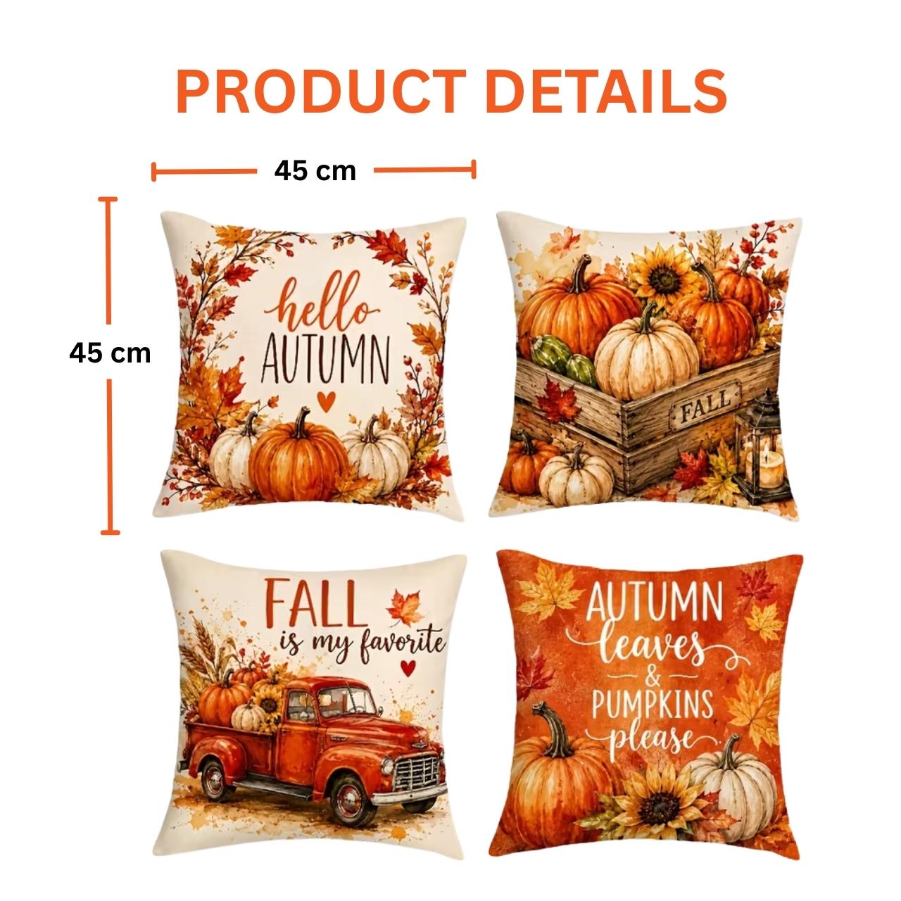 Есенна калъфка за декоративна възглавница, AutumnPillows - Image 6