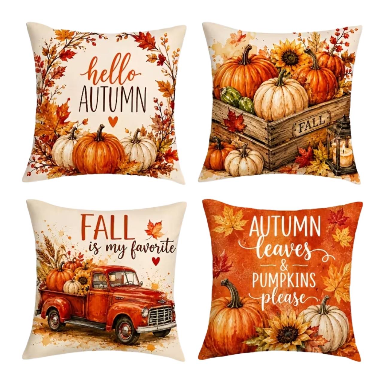 Есенна калъфка за декоративна възглавница, AutumnPillows - Image 7