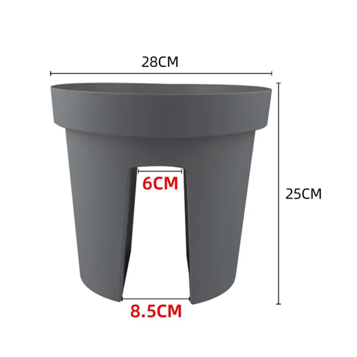 BalconyPots, балконски цветни саксии (2 броя) - Image 2