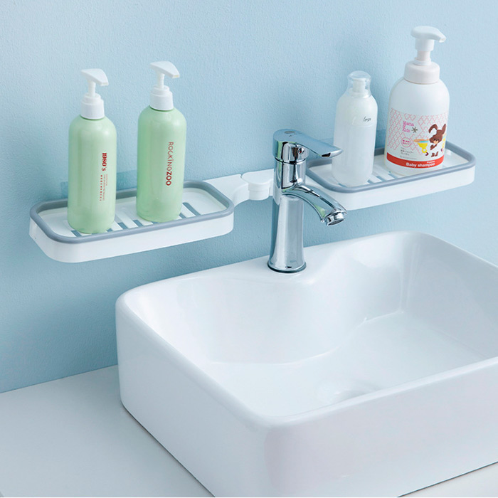 BathroomShelf, рафт за баня, който може да се монтира на 90° или 180° - Image 3