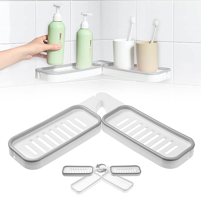 BathroomShelf, рафт за баня, който може да се монтира на 90° или 180° - Image 5
