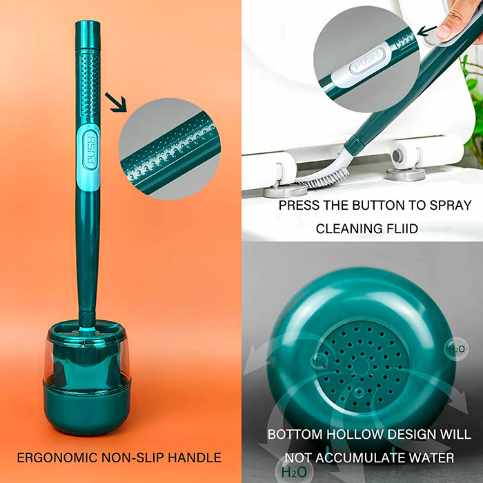 BestBrush, революционната тоалетна четка с бутон за дозиране на почистващо средство - Image 4