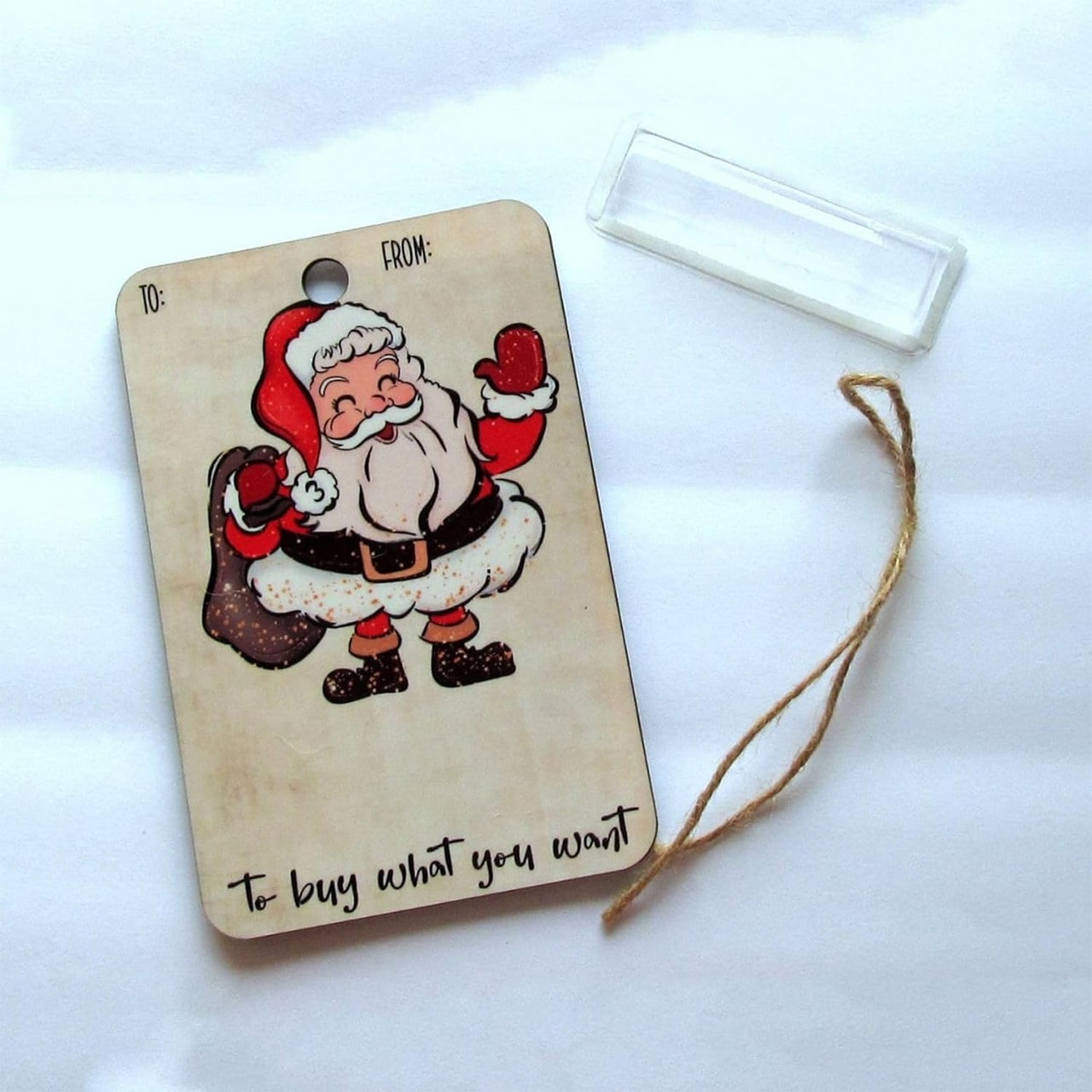 BestGift, коледна картичка с джоб за пари (3 броя) - Image 8