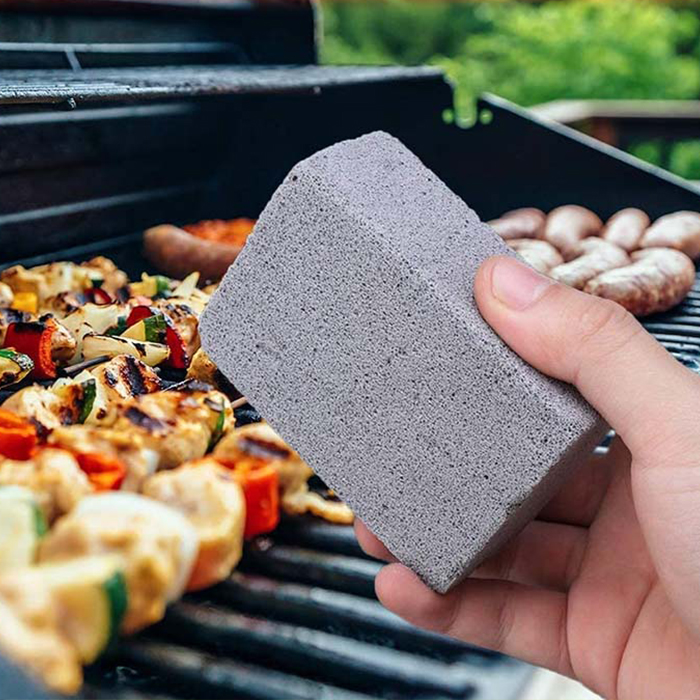 BrickGrill, 1 + 1 БЕЗПЛАТЕН почистващ камък за решетки на скара - Image 3