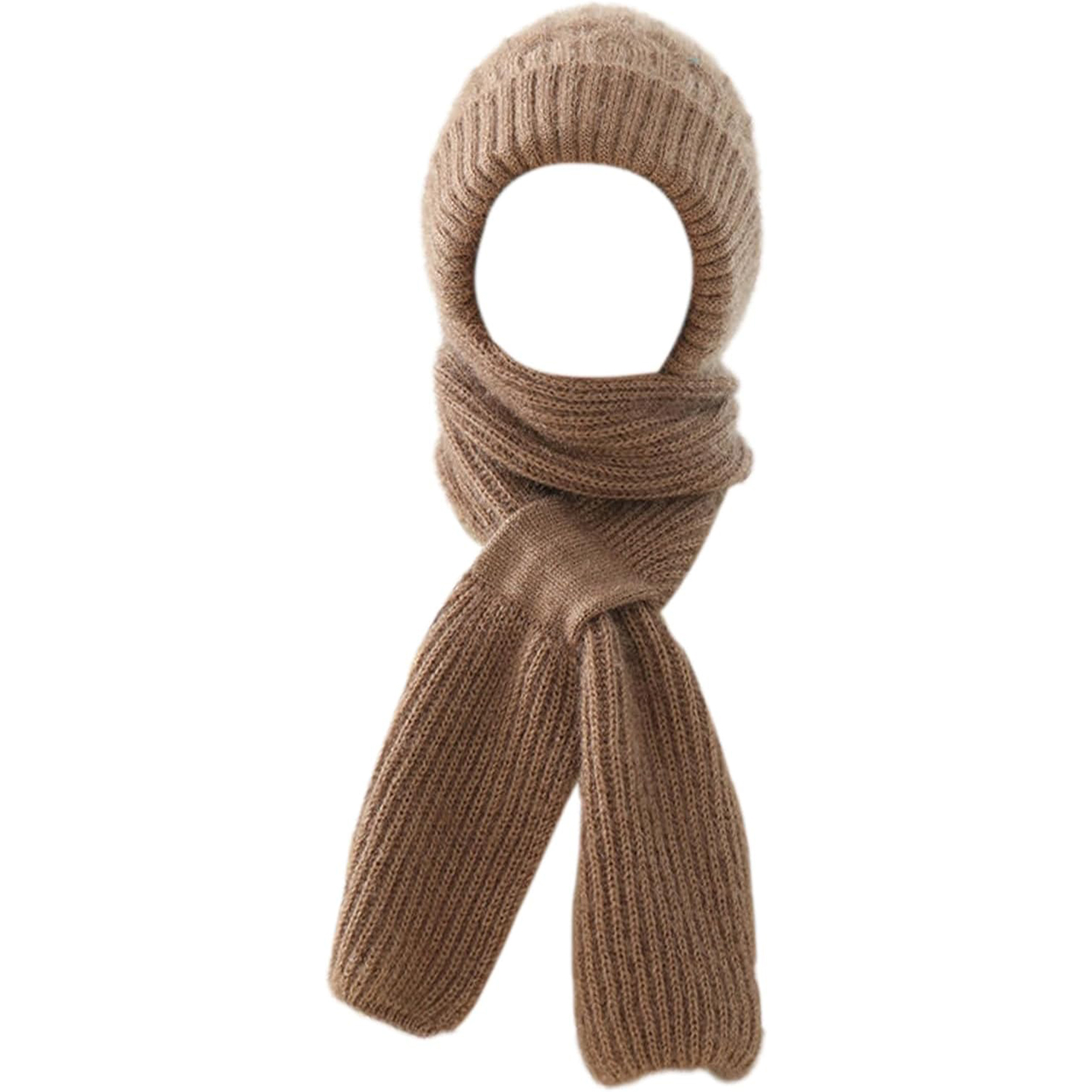 CapScarf, дамска зимна шапка с пришит шал - Image 8