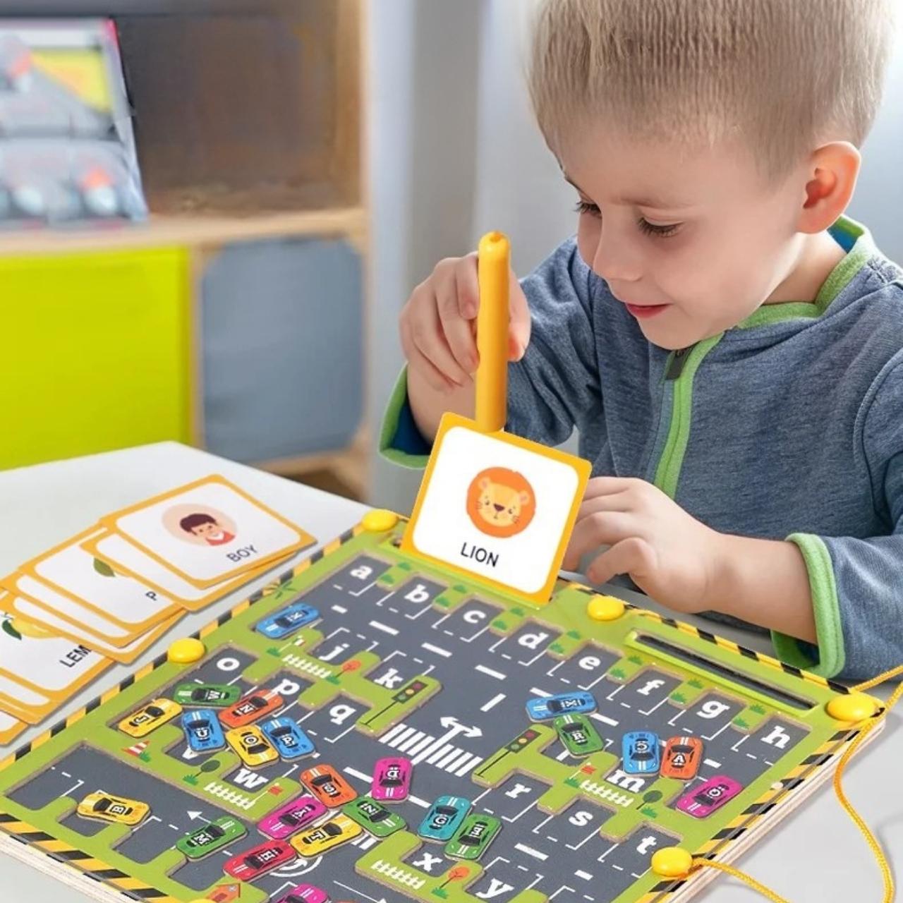 CarMaze, магнитна настолна игра за учене на английски език - Image 8