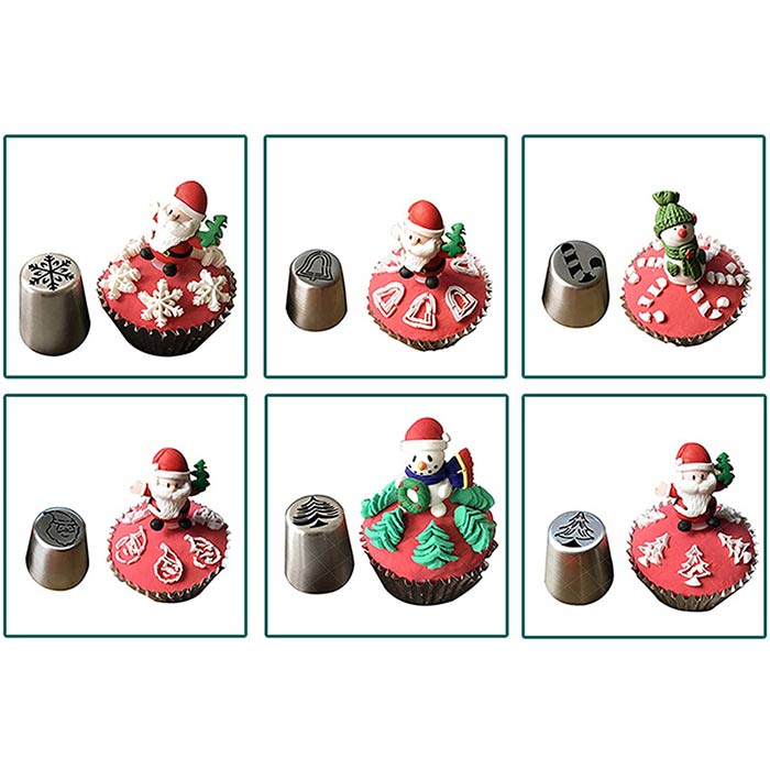 ChristmasNozzles, празнично украсяване на торти и други десерти - Image 9
