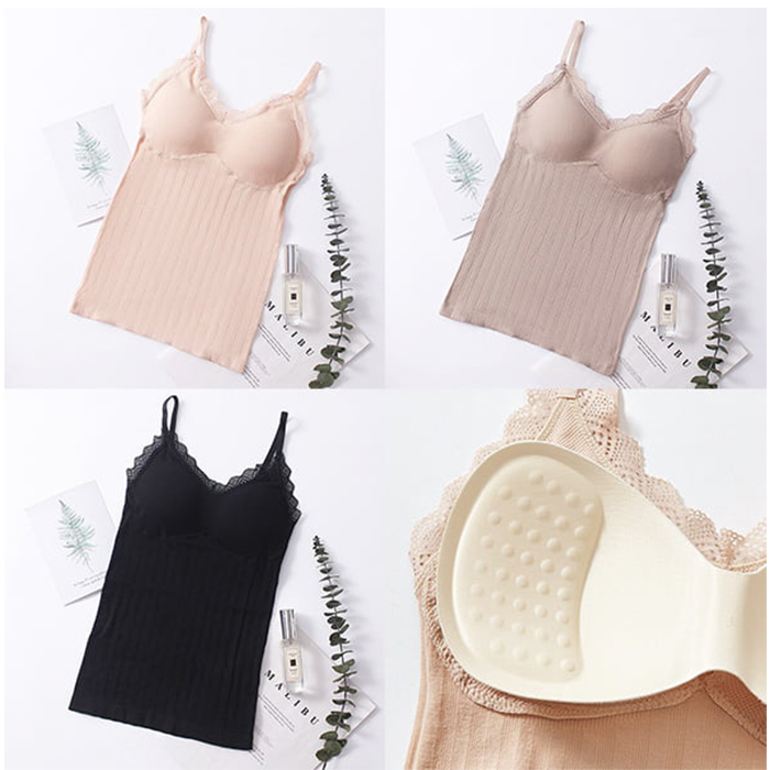 ComfortTop, 1+1 БЕЗПЛАТНО Тениска с подплатена поддръжка в черно и бежово - Image 8