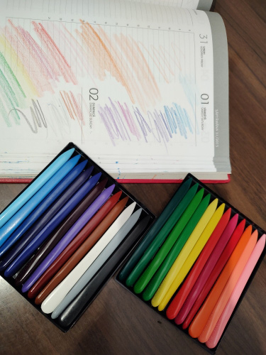 Crayons, компактни восъчни моливи (24 броя) - Image 10