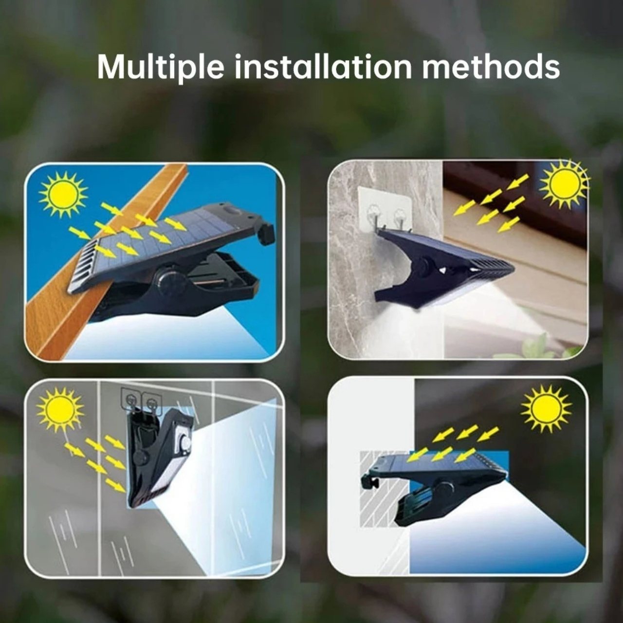 DeckClip, Соларна градинска светлина с клип и сензор за движение - Image 9
