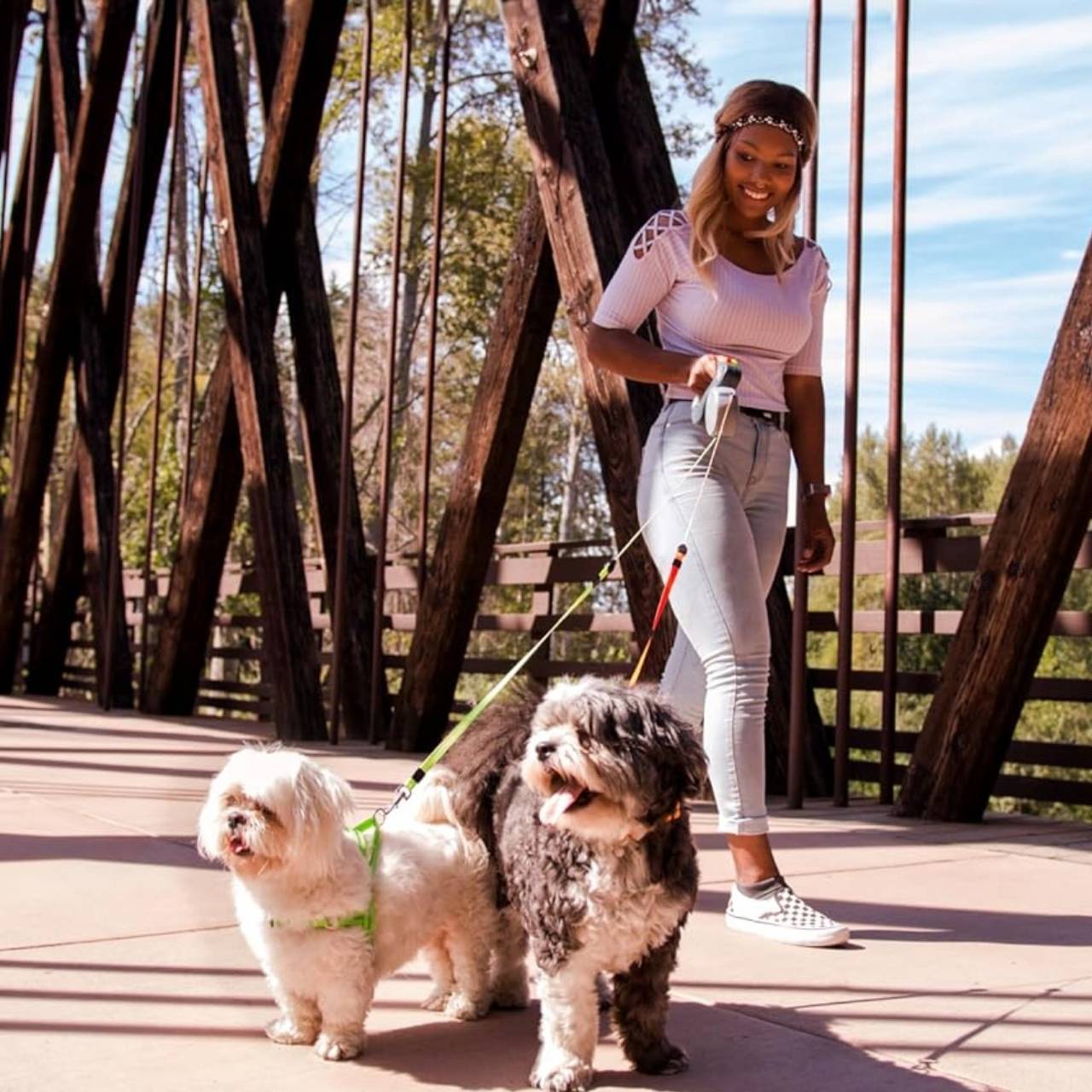 DoubleLeash, прибиращ се повод за две кучета - Image 9