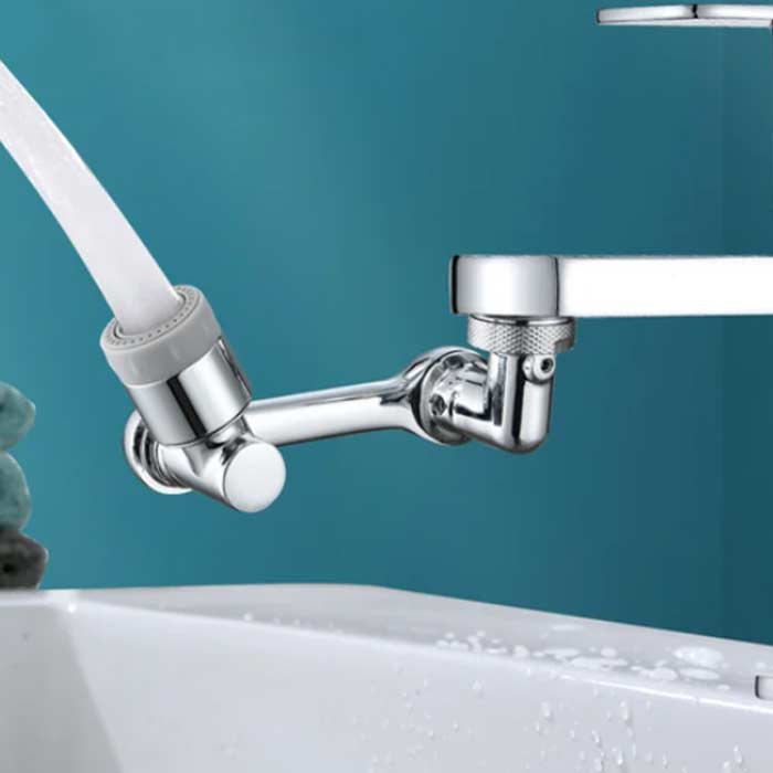 DualFaucet, прикачване за чешма, което може да се завърта на 1080° и има 2 режима за оттичане - Image 4