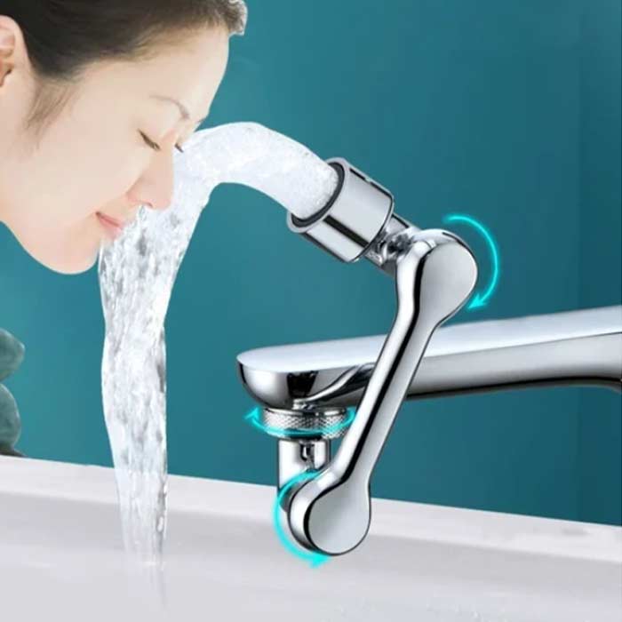 DualFaucet, прикачване за чешма, което може да се завърта на 1080° и има 2 режима за оттичане - Image 7