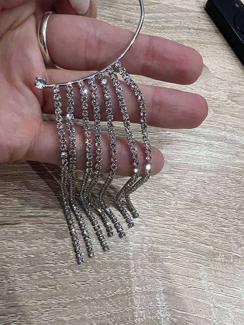 EarringCrystals, обеци с кристали (1 брой) - Image 9
