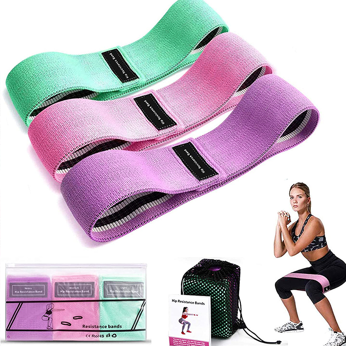 ExerciseBands, 3-частен комплект от еластични ленти за упражнения - Image 7