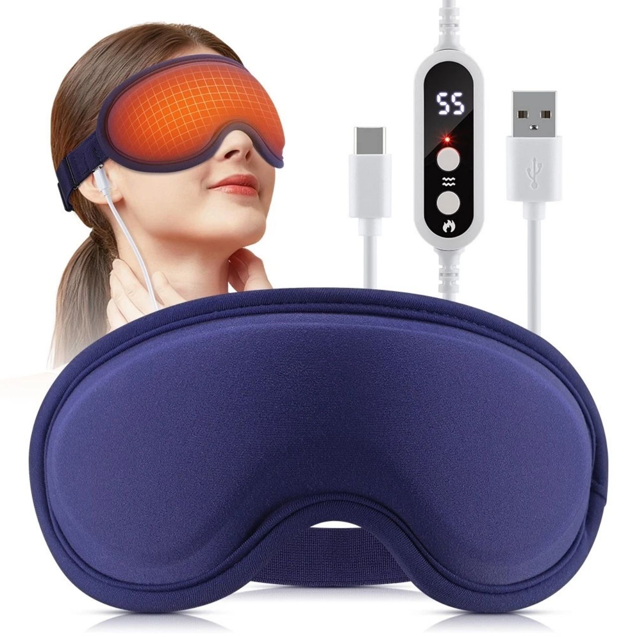 EyeMask, нагряваща масажна маска за очи - Image 8