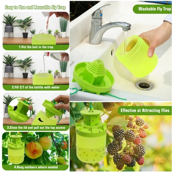 FLYREP, Многофункционална висяща капан за мухи - Image 6