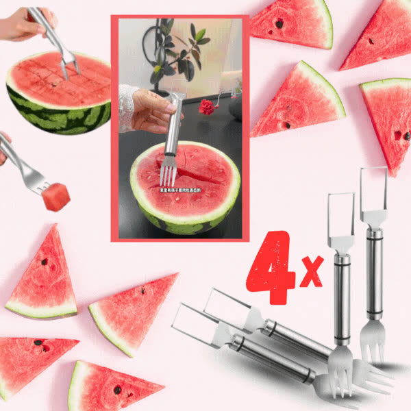 Вилица за рязане на диня, FruitFork - video