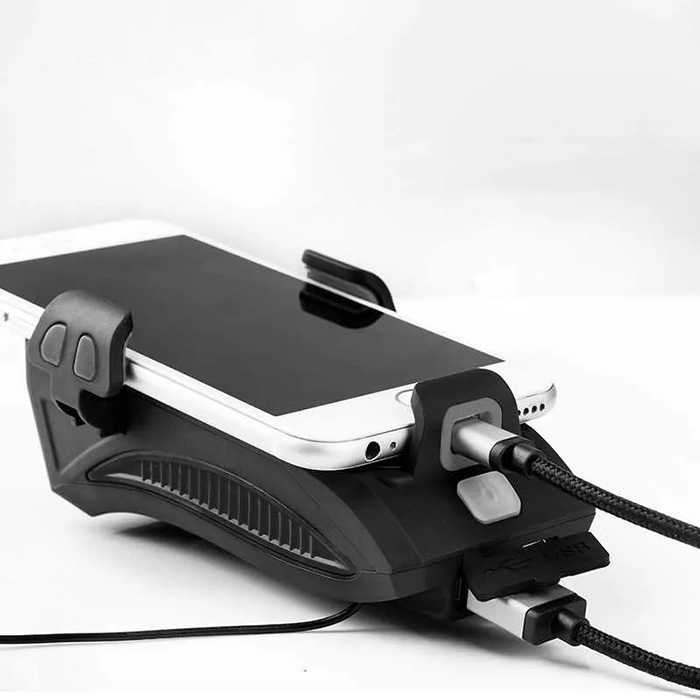 FastBike, велосипедна светлина, зарядна станция, държач за телефон и звънец всичко в едно - Image 9