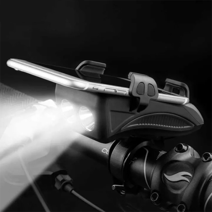 FastBike съчетава фенер, зарядна станция, звънец и държач за телефон!