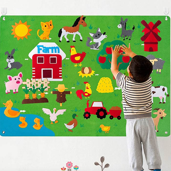 FeltBoard Интерактивна мека игрална дъска - Image 3