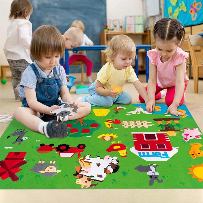 FeltBoard Интерактивна мека игрална дъска - Image 6