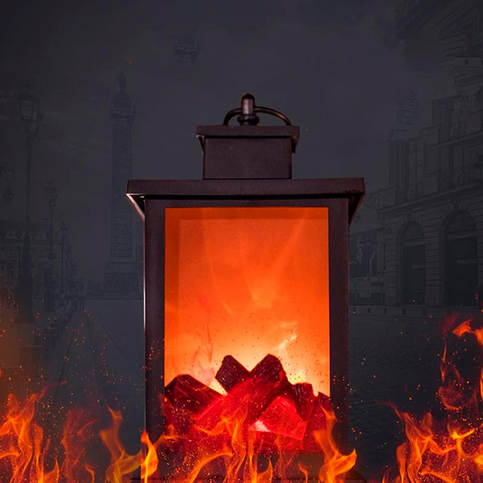 FireLantern, декоративна лампа с вид на камина и виртуален огън - Image 4