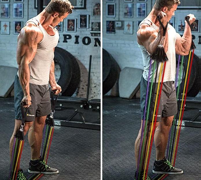 FitBands, тренировъчни еластични ленти с дръжки - Image 5