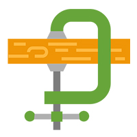 FixClamps, инструмент за свързване на дърво под 90 градуса (4 части) - Image 3