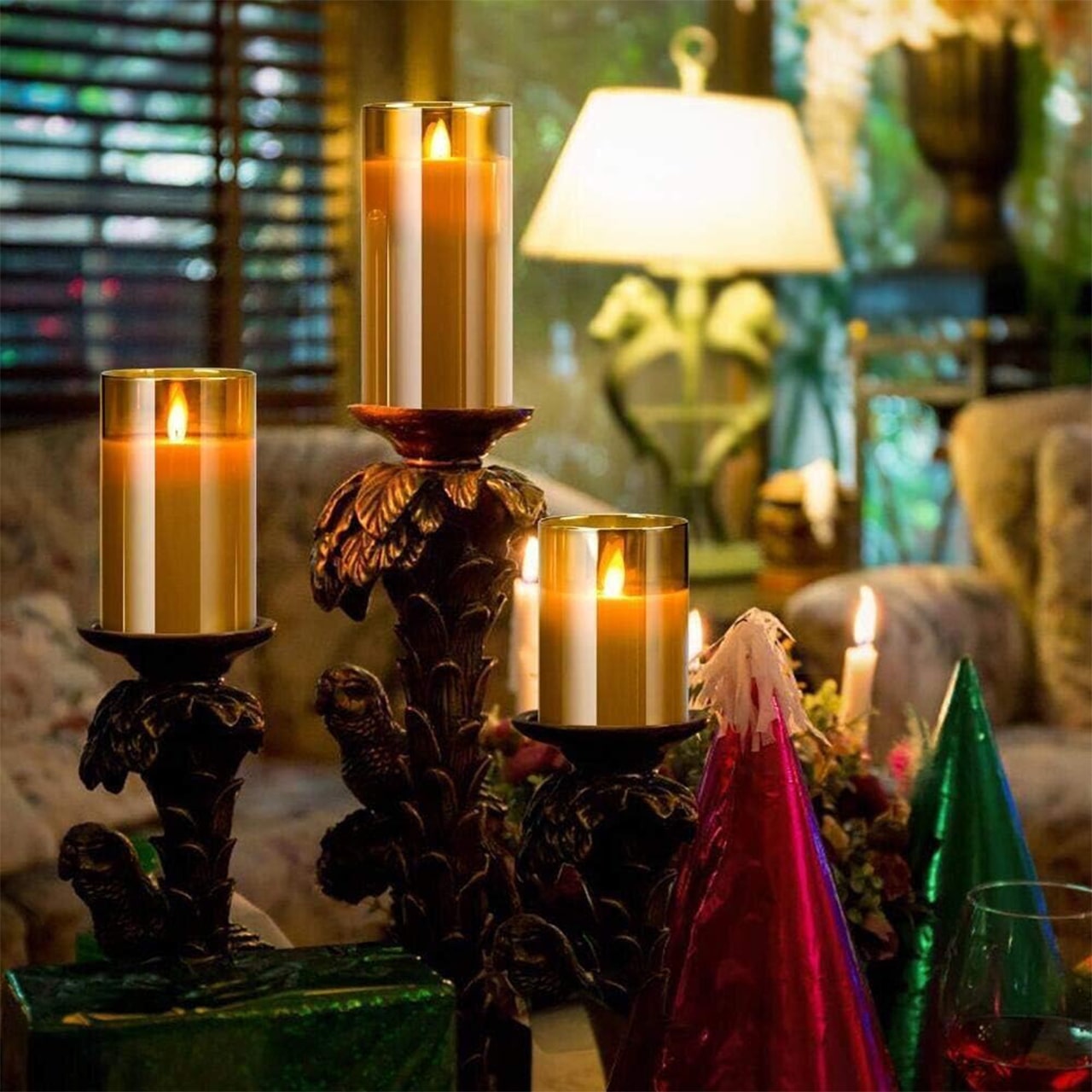 FlickCandles, комплект от елегантни декоративни свещи (3 броя) - Image 6