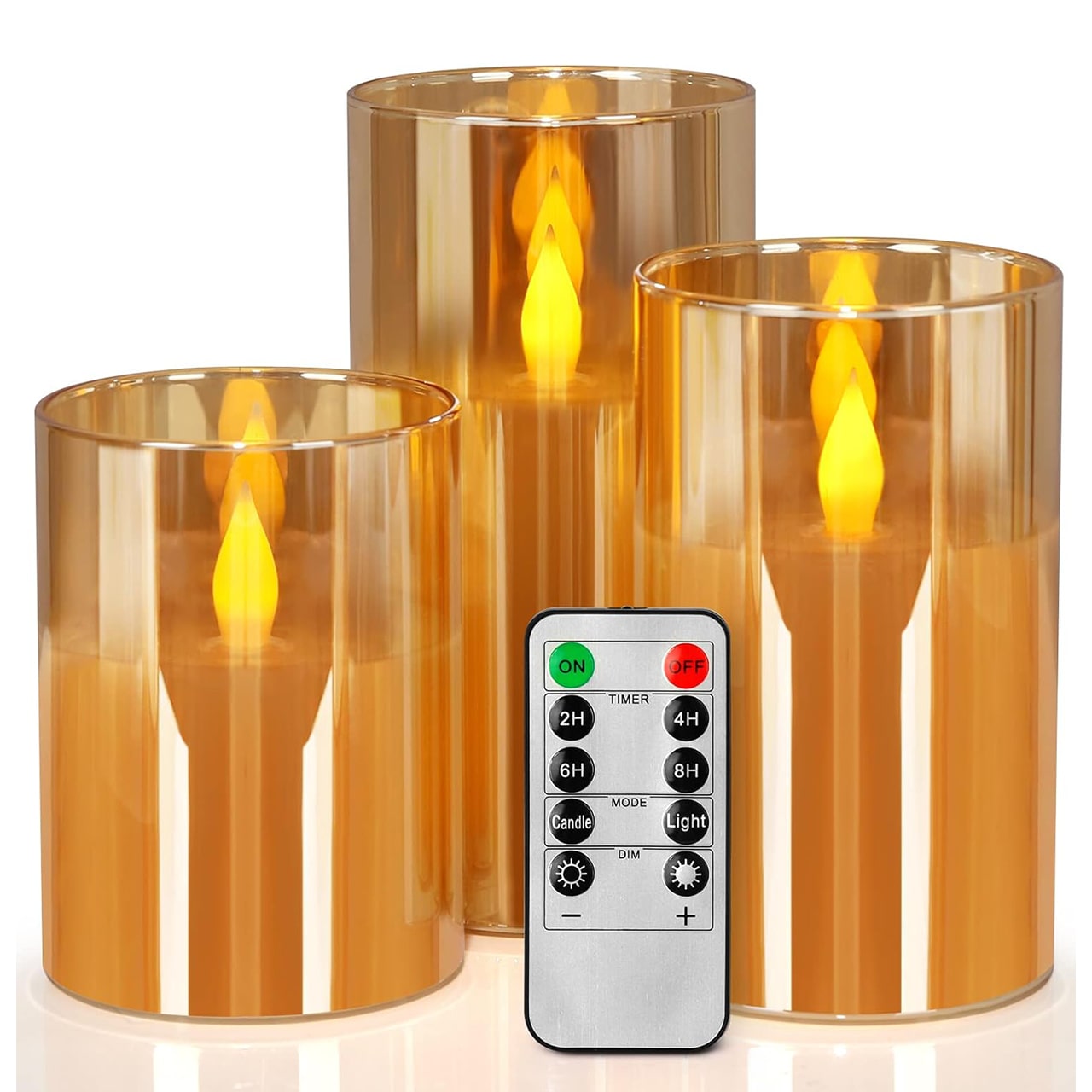 FlickCandles, комплект от елегантни декоративни свещи (3 броя) - Image 9