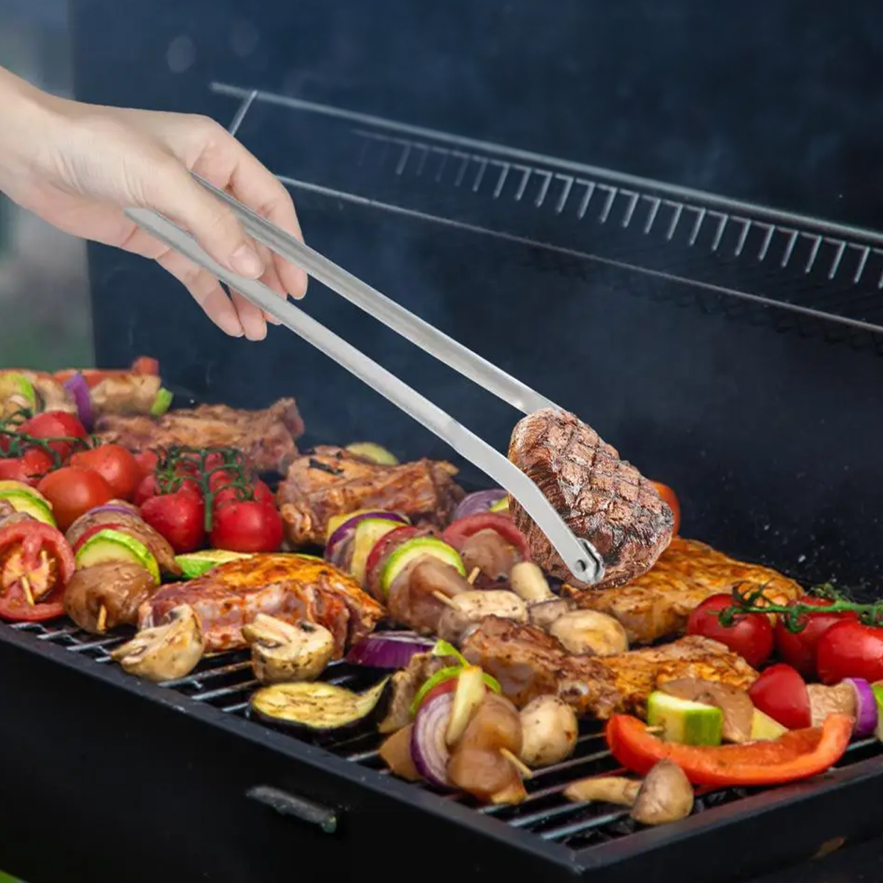 FlipBBQ, джаджа за обръщане на месо и зеленчуци на скара - Image 8