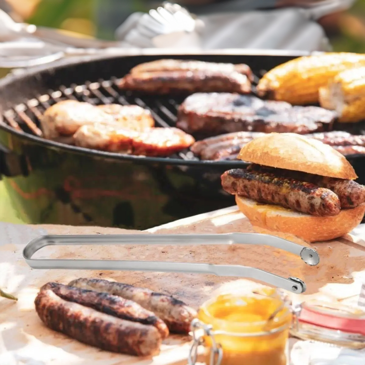 FlipBBQ, джаджа за обръщане на месо и зеленчуци на скара - Image 9