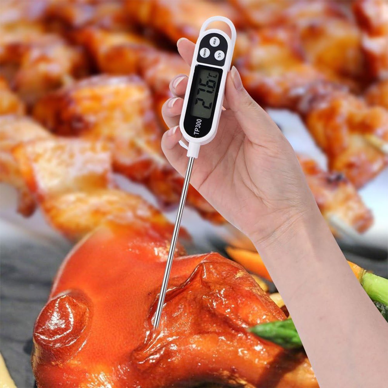 FoodMeter, електронен цифров термометър за измерване на температурата на храни и течности - Image 4