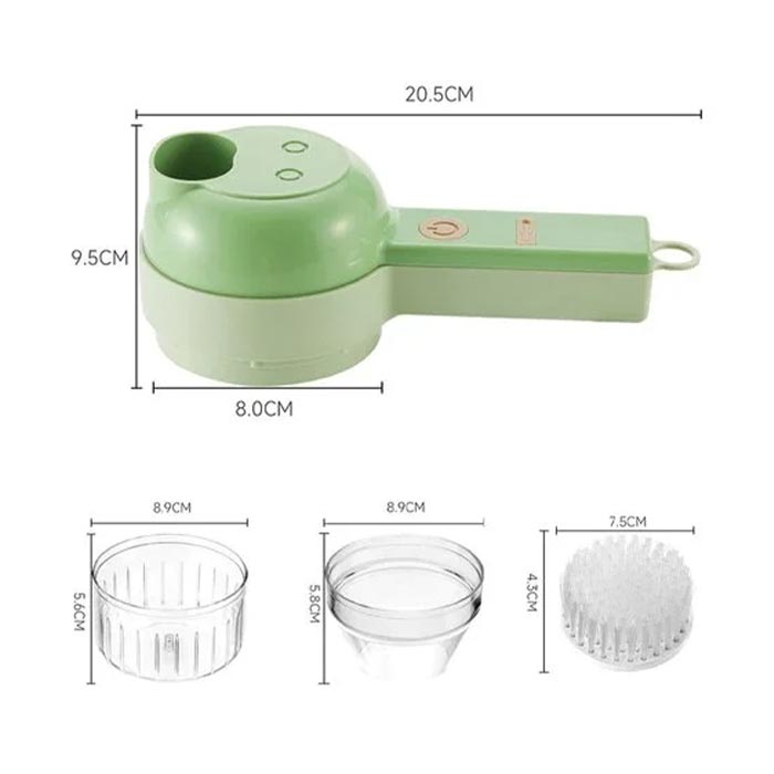 FoodProcessor, 5-частен кухненски комплект за нарязване, рязане, белене и почистване - Image 8