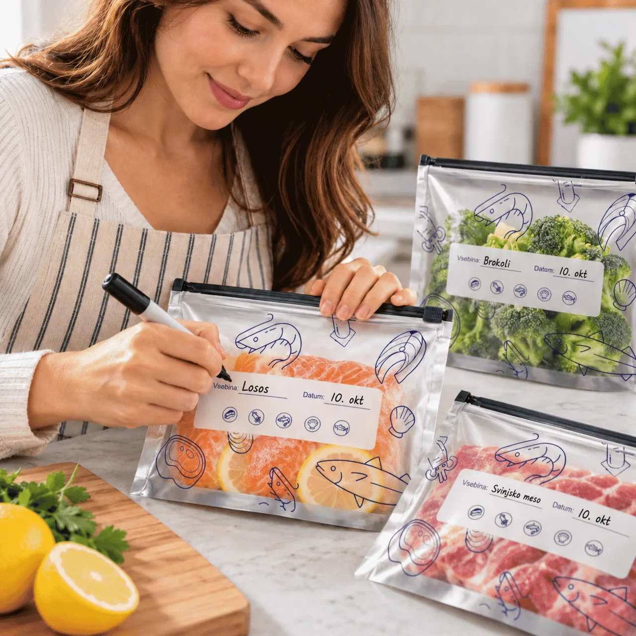 Пликове за съхранение на храна (15+15 БЕЗПЛАТНИ), FreshBags - Image 5