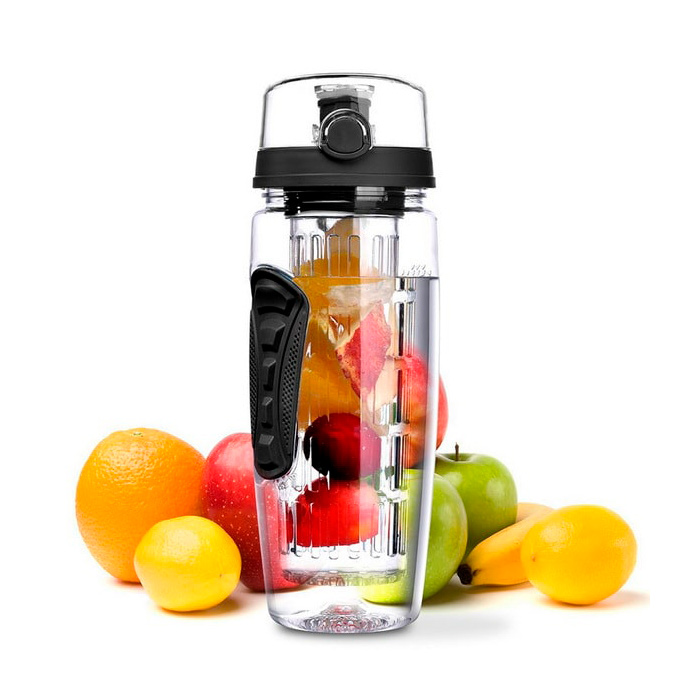 FruitBottle, бутилка за вода с инфузер за плодове, билки или чай (1000 мл) - Image 2