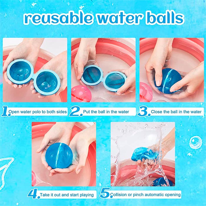 FunBallons, многократни водни балони (6 броя) - Image 6